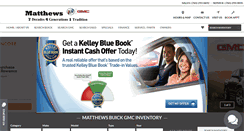 Desktop Screenshot of drivematthews.com